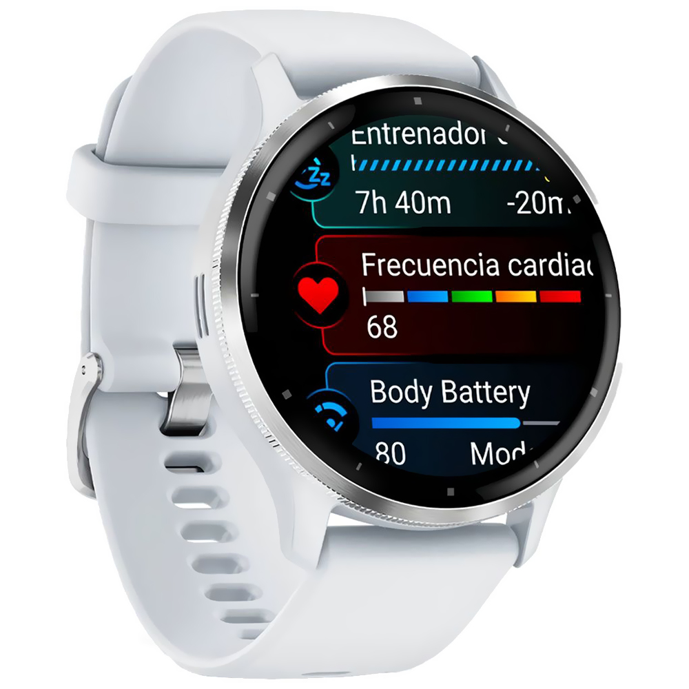 RELOGIO GARMIN VENU 3 BRANCO/PRATA 010-02784-00