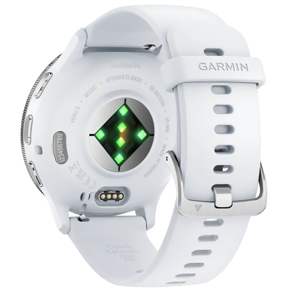 RELOGIO GARMIN VENU 3 BRANCO/PRATA 010-02784-00