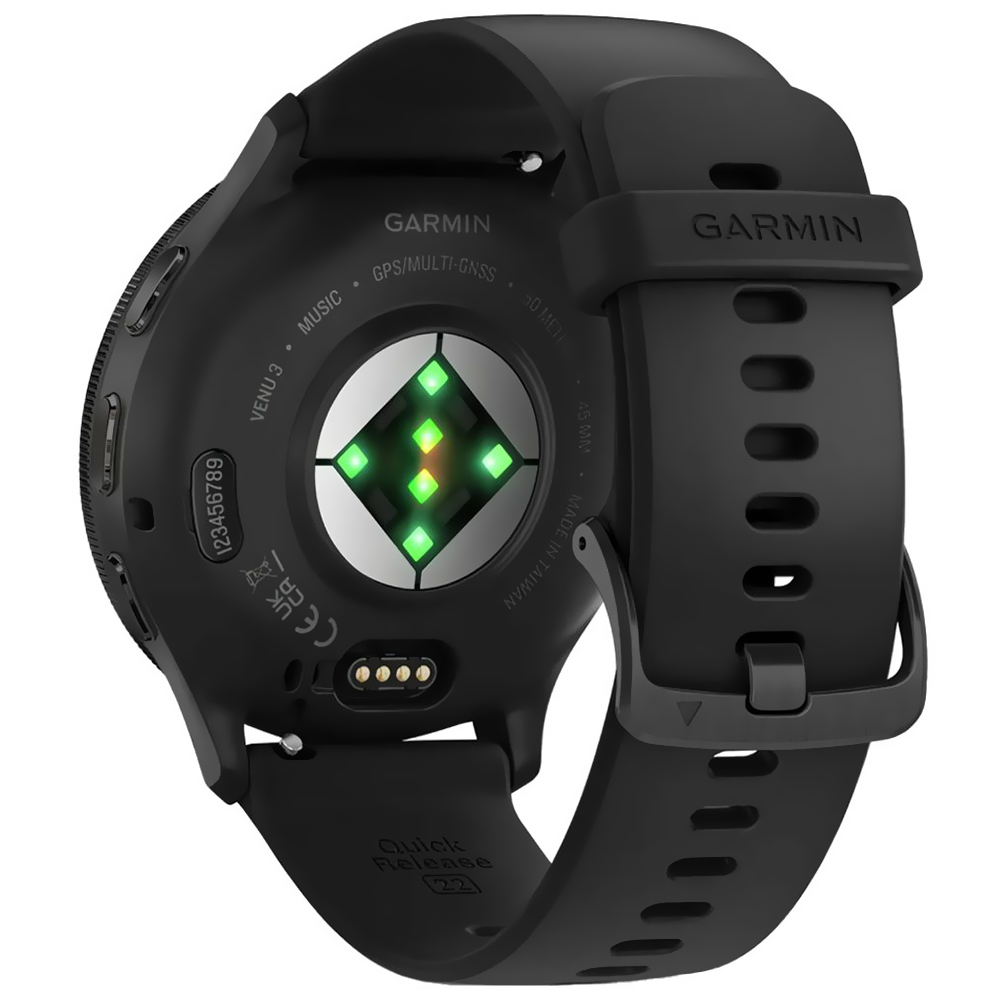 RELOGIO GARMIN VENU 3 PRETO/CINZA 010-02784-01