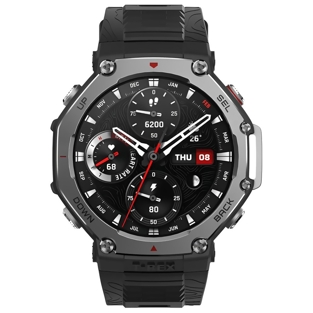 Relógio Smartwatch Amazfit T-REX 3 A2323 - Onyx Preto