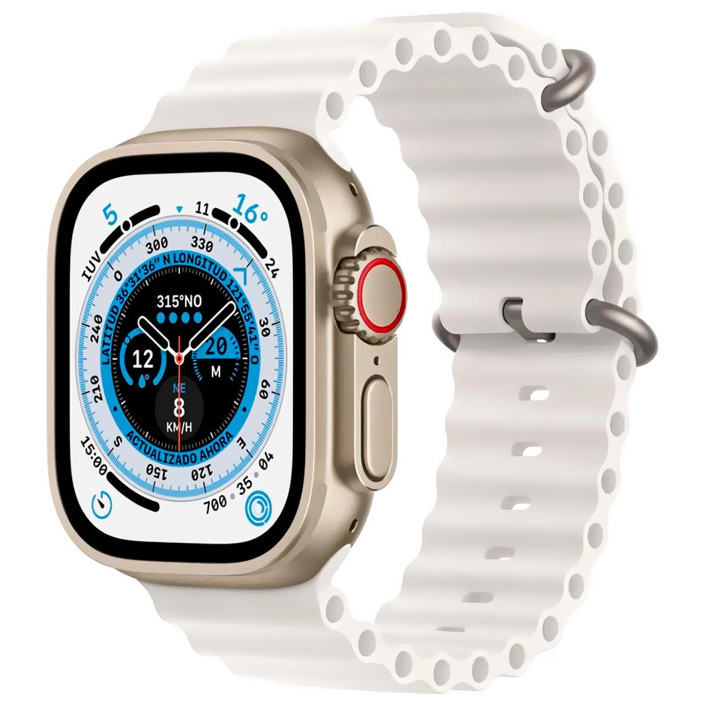 Relógio Smartwatch Blulory Glifo 8 Ultra - Branco