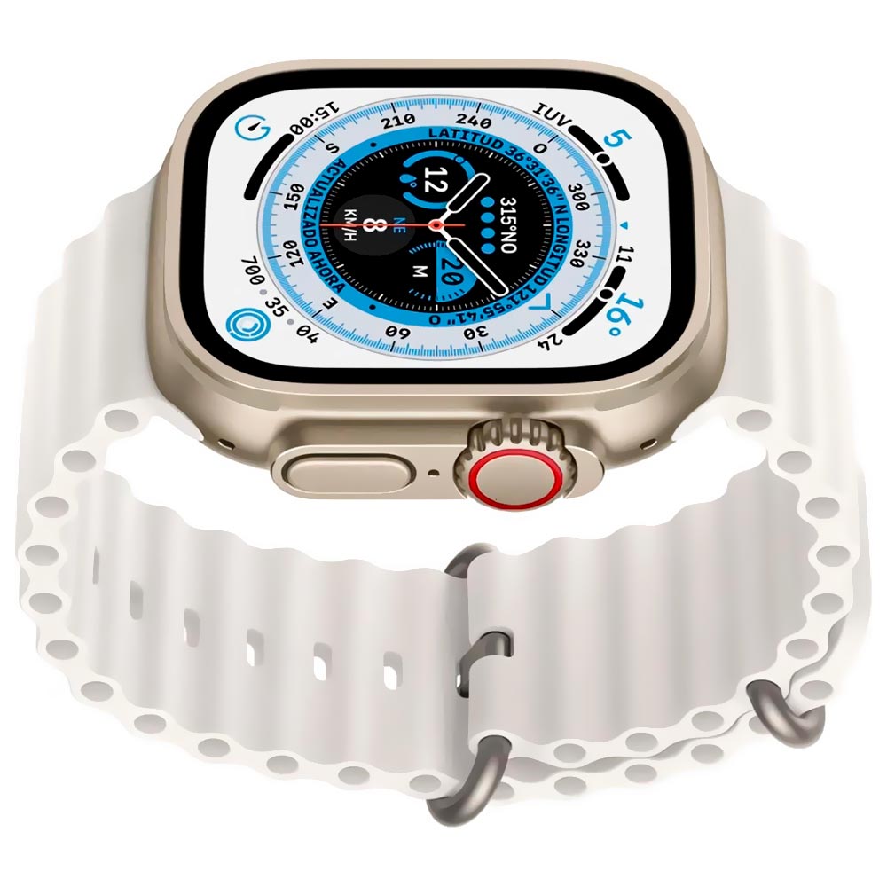 Relógio Smartwatch Blulory Glifo 8 Ultra - Branco