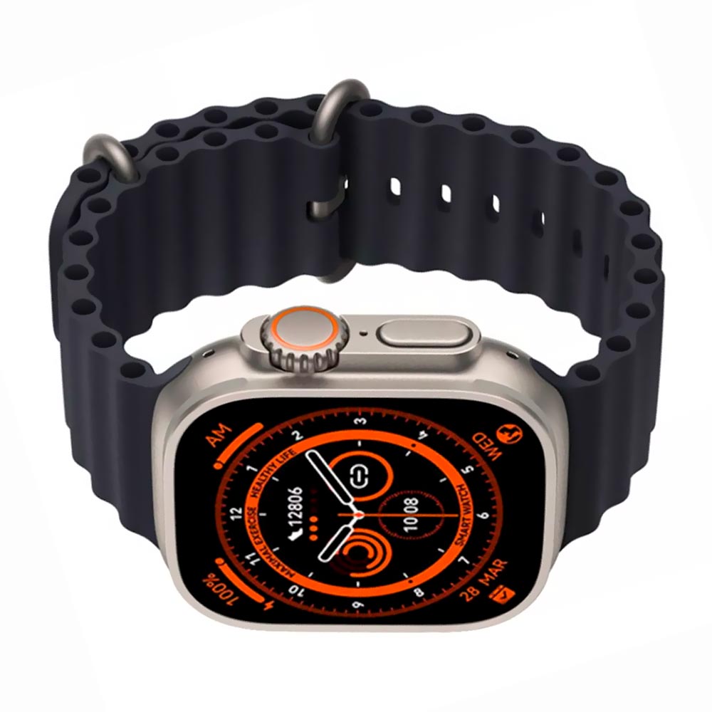 Relógio Smartwatch Blulory Glifo 9 Ultra - Preto / Verde