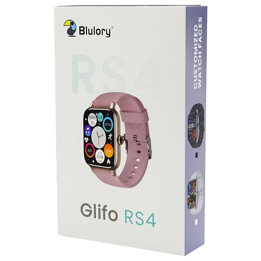 Relógio Smartwatch Blulory Glifo RS4 - Rosa