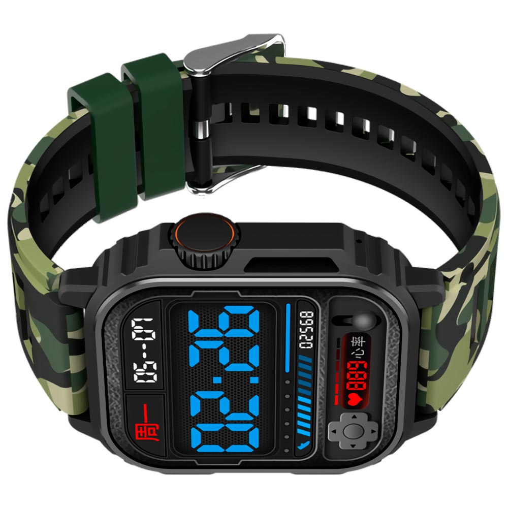 Relógio Smartwatch Blulory SV Watch - Camuflado / Preto