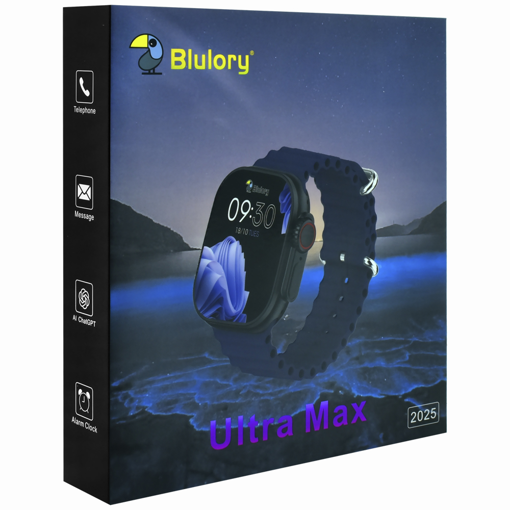 Relógio Smartwatch Blulory Ultra Max 2025 - Azul