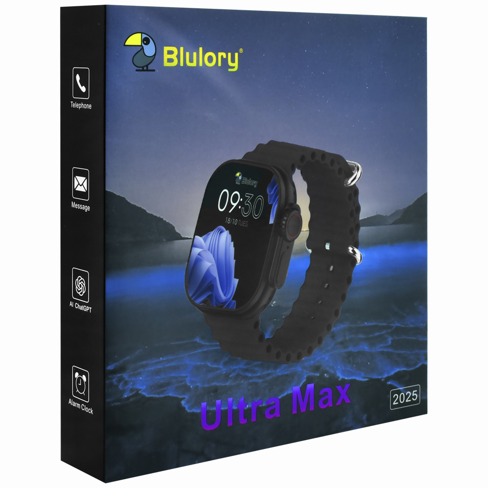 Relógio Smartwatch Blulory Ultra Max 2025 - Preto