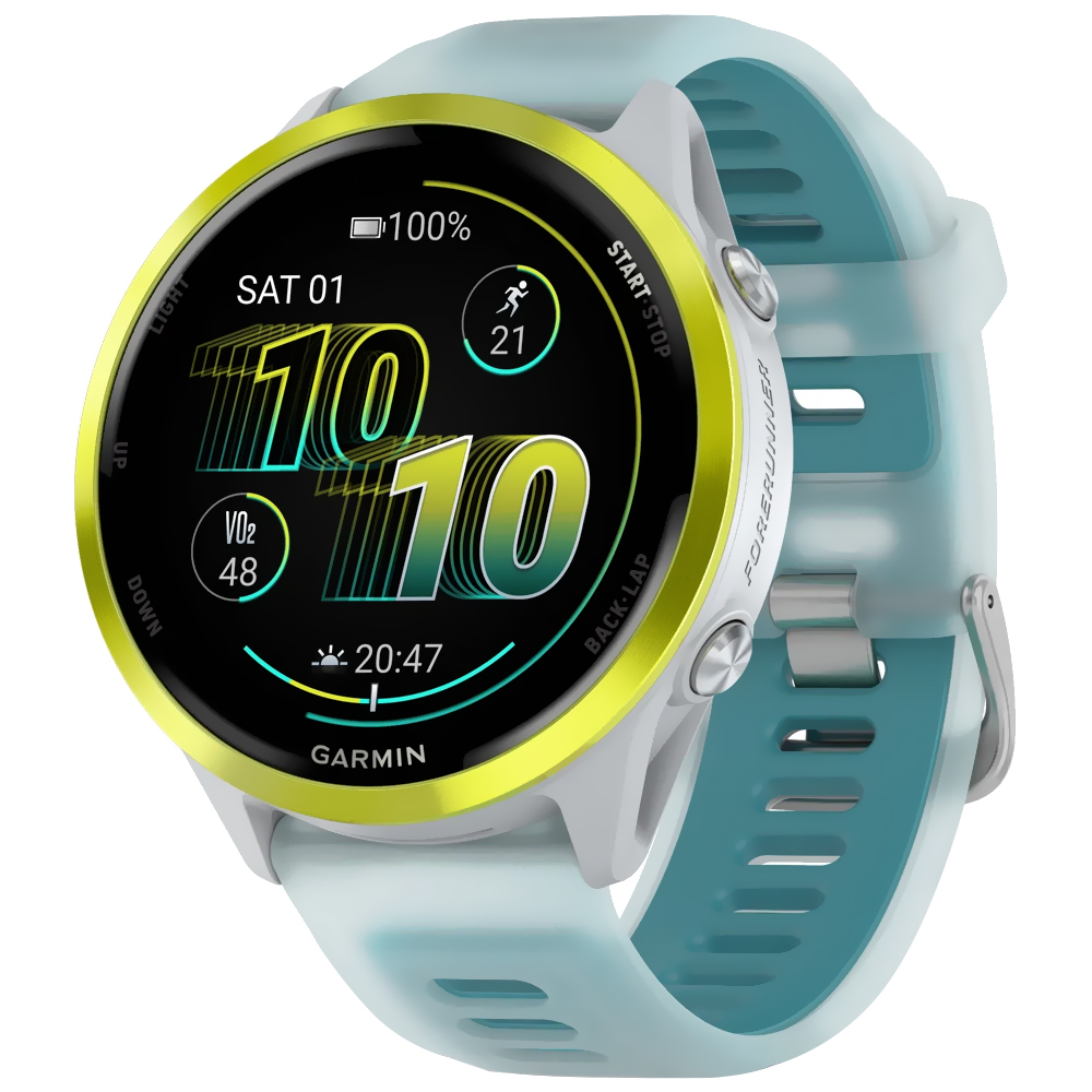 Relógio Smartwatch Garmin Forerunner 570 - Amarelo / Turquesa (010-02971-01)