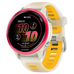 Relógio Smartwatch Garmin Forerunner 570 - Framboesa / Translucido (010-02970-02)