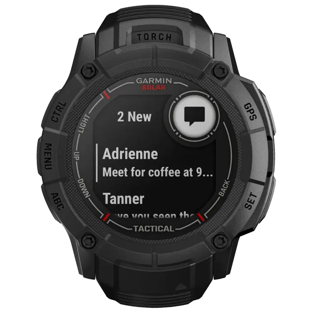 Relógio Smartwatch Garmin Instinct 2X Solar Tactical Edition - Black (010-02805-03)