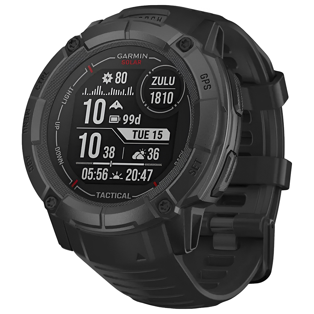 Relógio Smartwatch Garmin Instinct 2X Solar Tactical Edition - Black (010-02805-03)