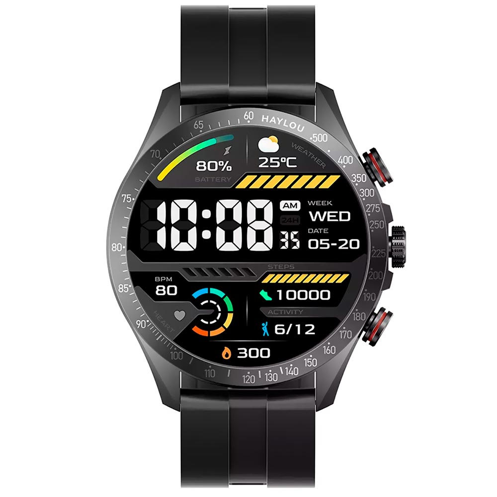 Relógio Smartwatch Haylou Solar Pro LS18 - Preto