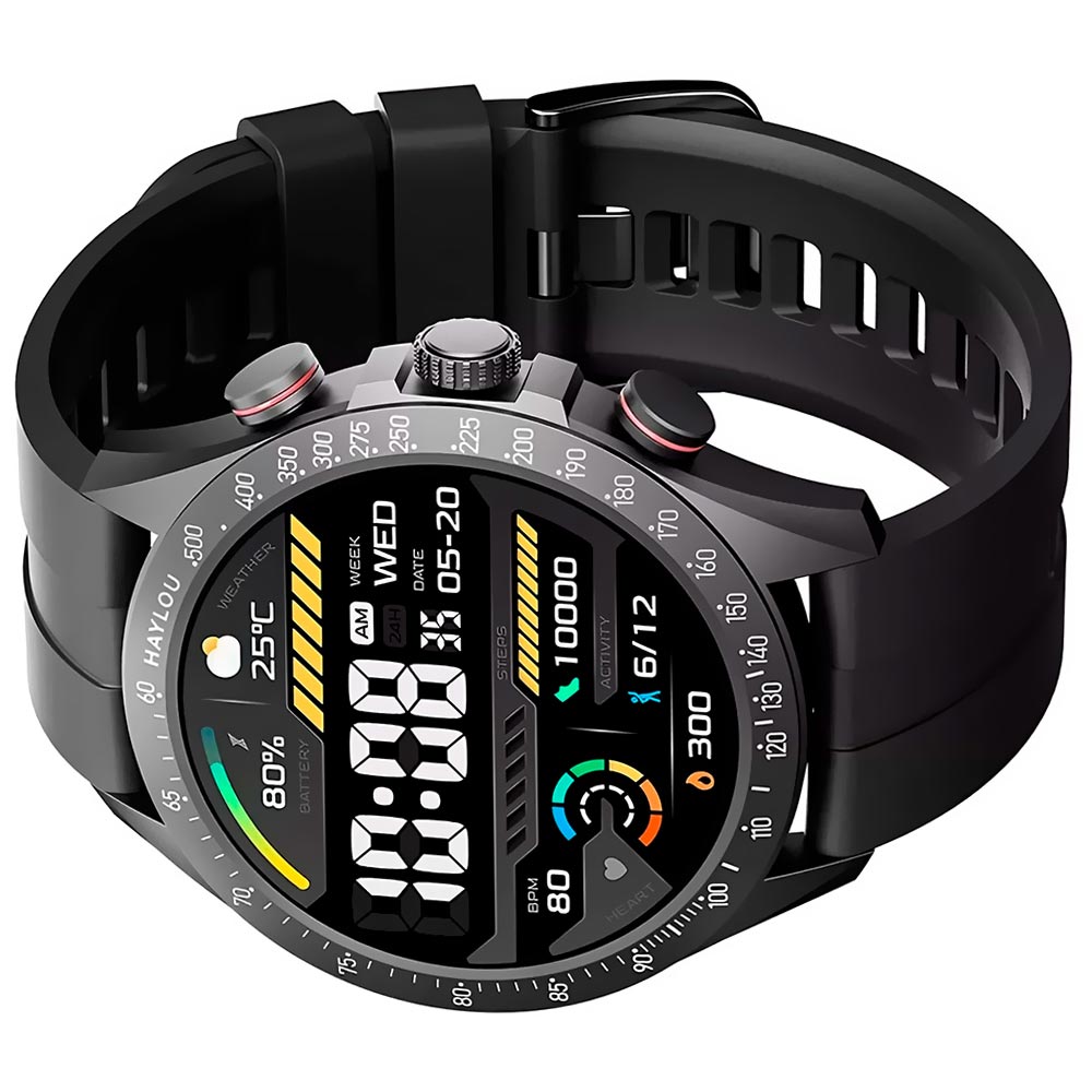 Relógio Smartwatch Haylou Solar Pro LS18 - Preto