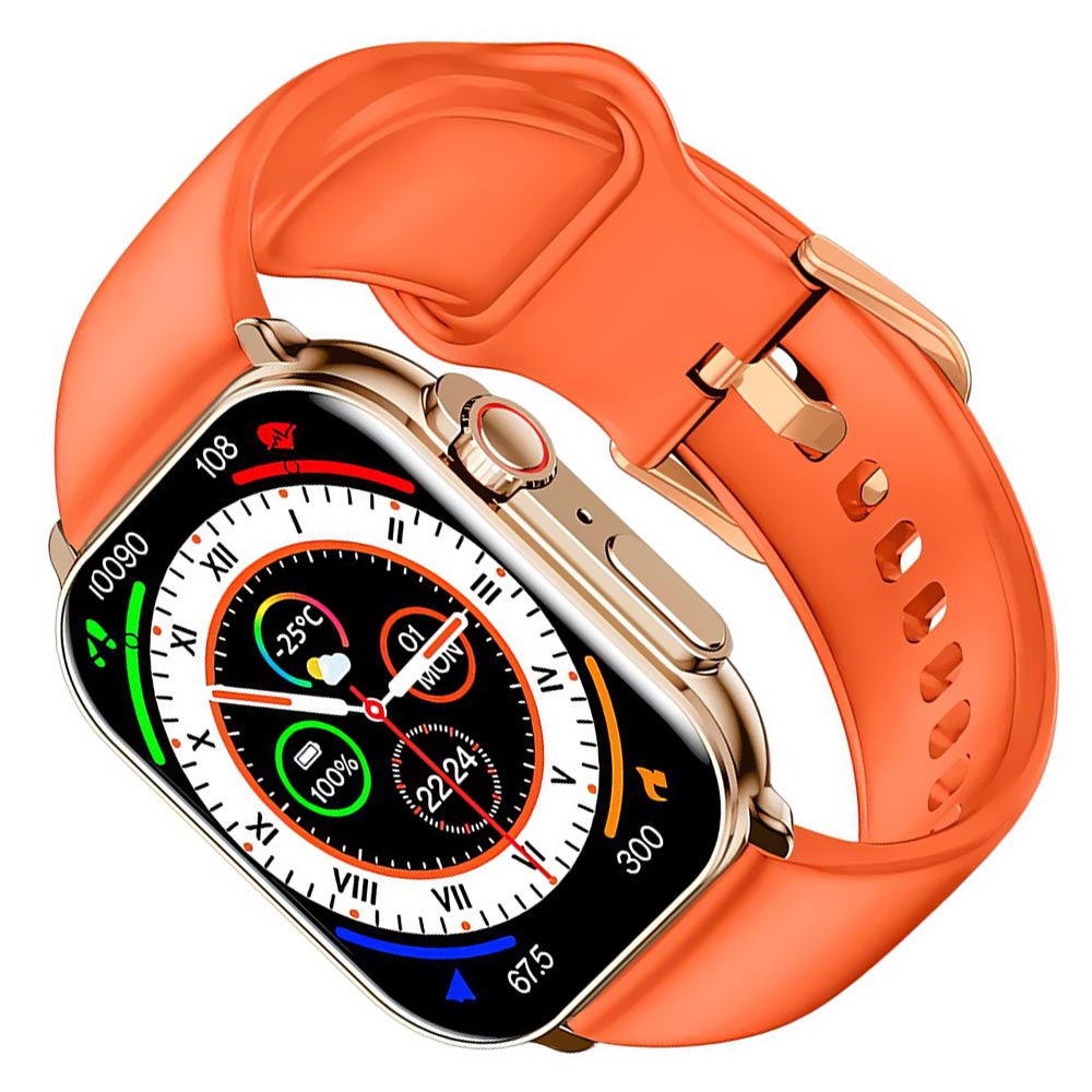 Relógio Smartwatch Imilab Imiki SF1 - Rose Gold / Orange