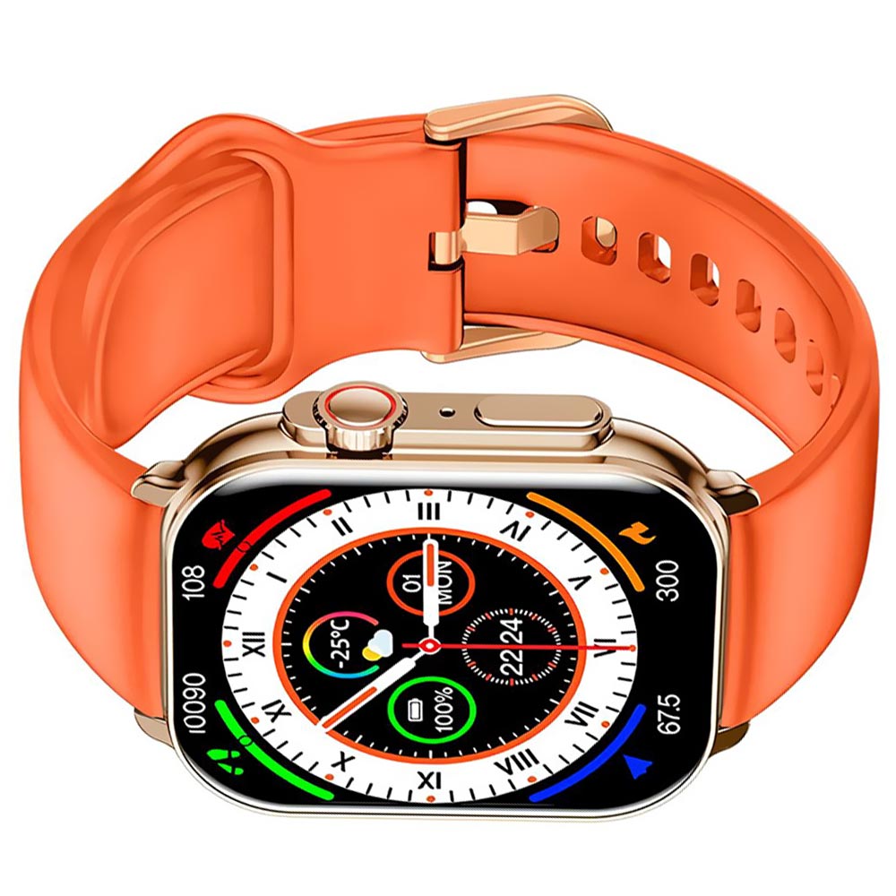 Relógio Smartwatch Imilab Imiki SF1 - Rose Gold / Orange