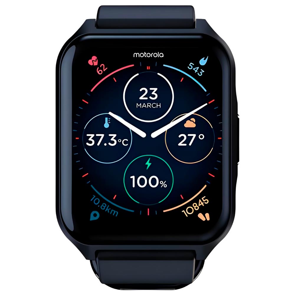 Relógio Smartwatch Motorola Moto Watch 70 - Phantom Preto (MOSWZ70-PB)