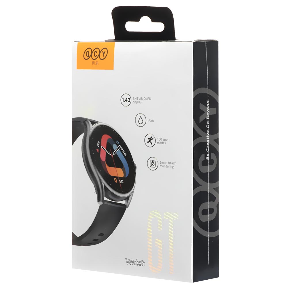 Relógio Smartwatch QCY Watch GT WA23S8A - Smoky Preto