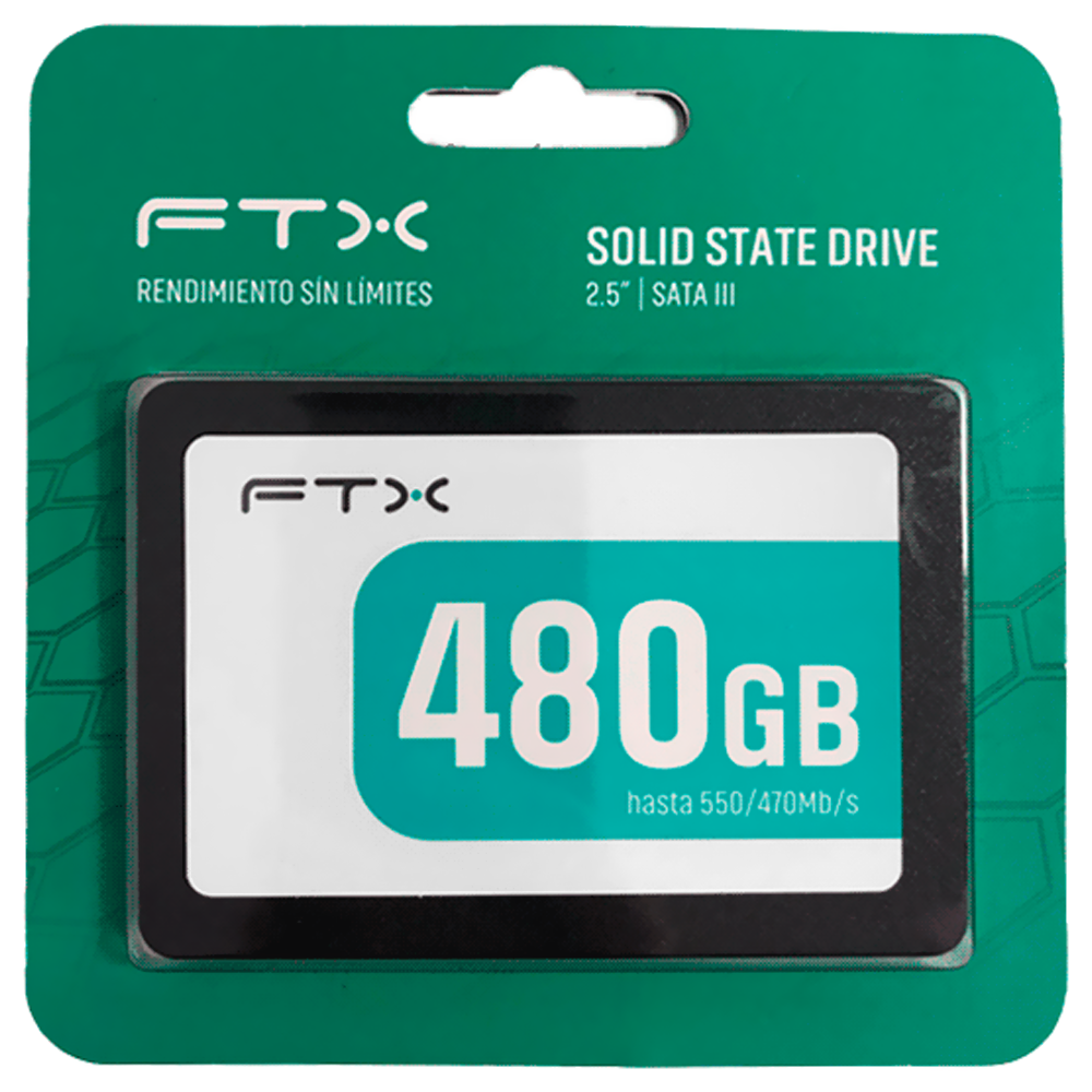 SSD FTX 480GB 2.5" SATA 3 - FTX-SSD-2.5-480G
