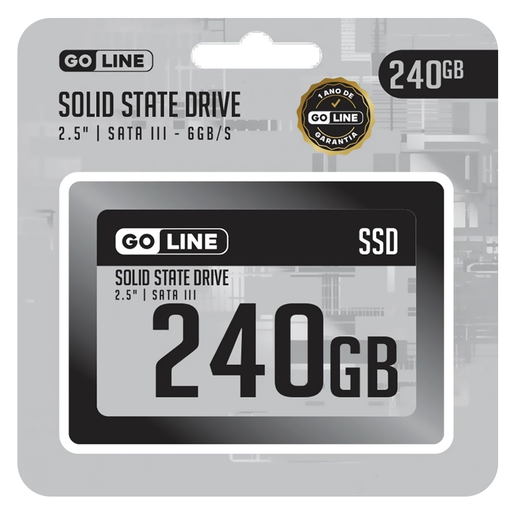 SSD Goline 240GB 2.5" SATA 3 - GL240SSD