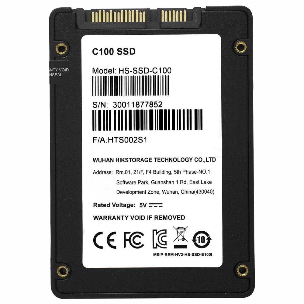 SSD Hikvision 240GB C100 2.5" SATA 3 - HS-SSD-C100