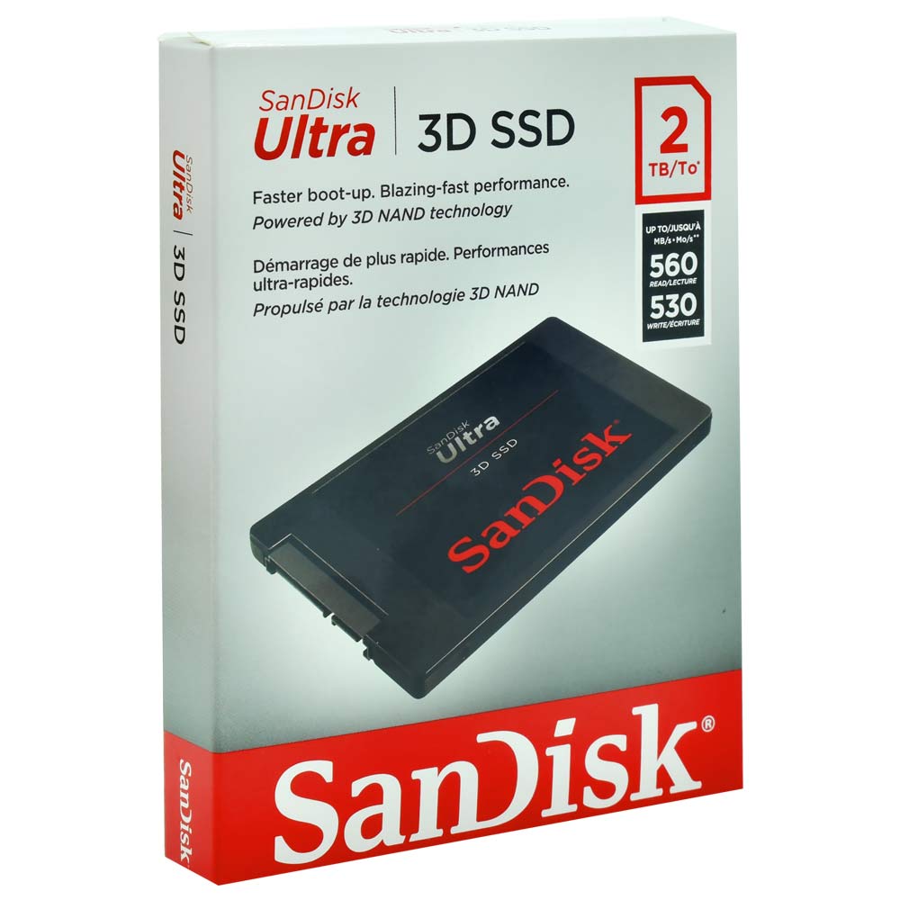 SSD SanDisk 2TB Ultra 2.5" SATA 3 - SDSSDH3-2T00-G25