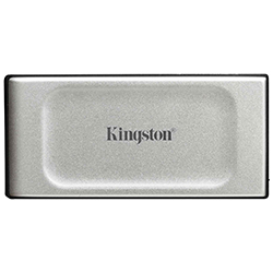 HD SSD Externo Kingston 500GB Portátil XS2000 SXS2000/500G - Preto / Prata