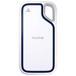 SSD EXT.  1TB SANDISK EXTREME PS5 PORTABLE TYPE-C 3.2 BRANCO SDSSDE62P-1T00-G25 1000 MB/s
