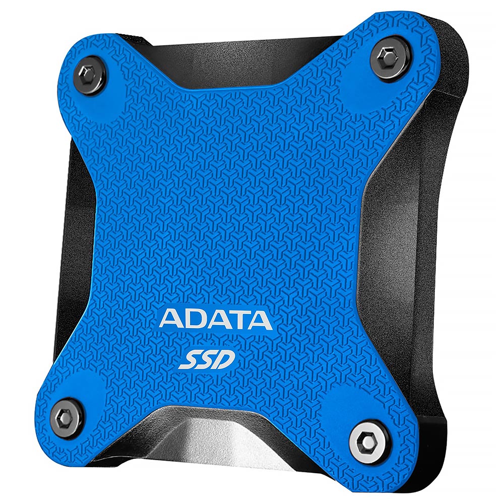 SSD Externo ADATA 480GB SD600Q Durable - Azul (ASD600Q-480GU31-CBL)