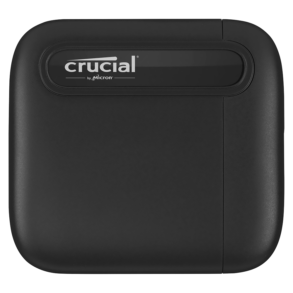 SSD Externo Crucial 1TB Portátil X6 - Preto (CT1000X6SSD9)