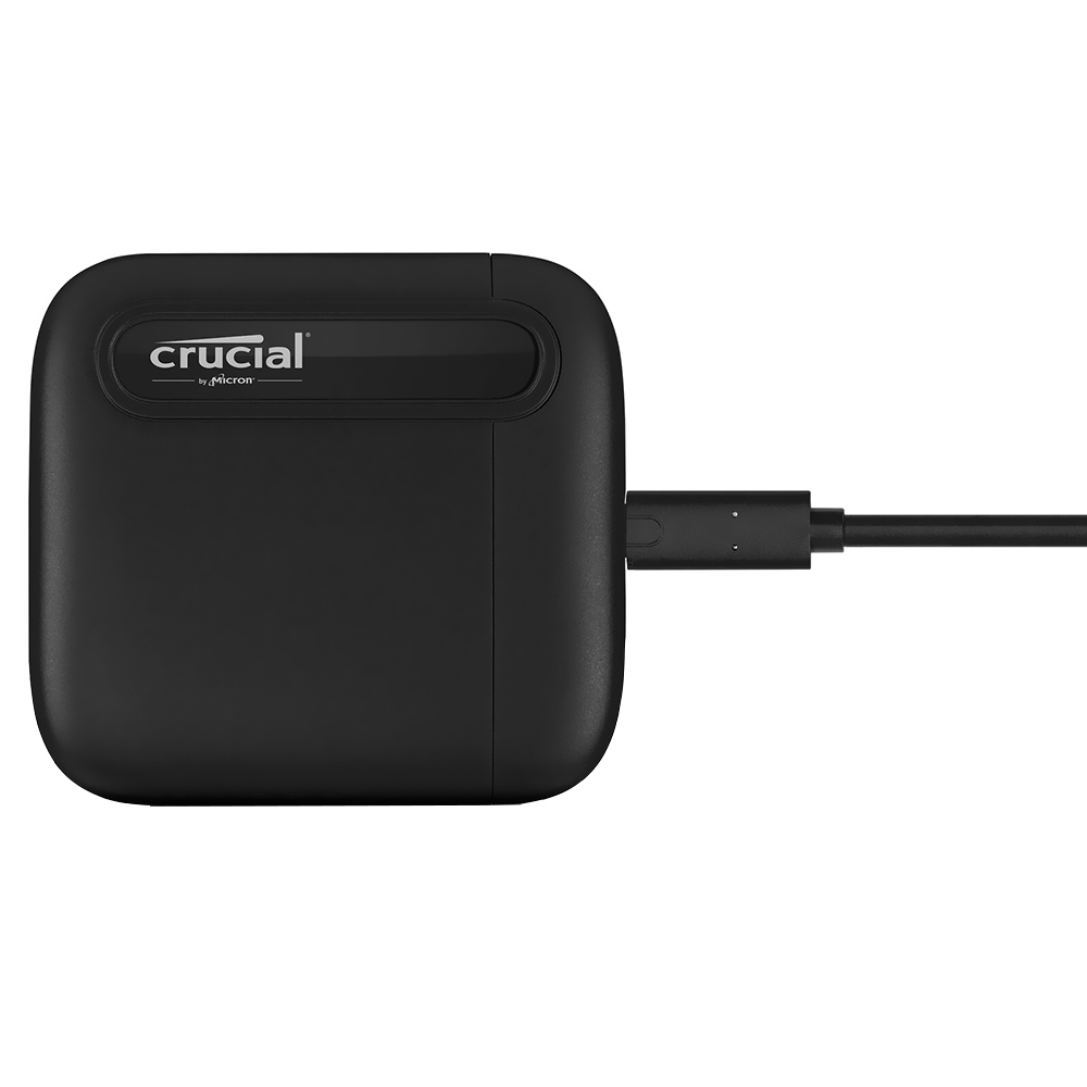 SSD Externo Crucial 1TB Portátil X6 - Preto (CT1000X6SSD9)