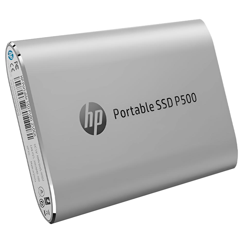 SSD Externo HP 250GB Portátil P500 - Prata (7PD51AA#ABC)