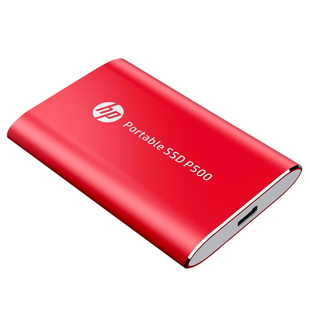 SSD Externo HP 250GB Portátil P500 - Vermelho (7PD49AA#ABC)