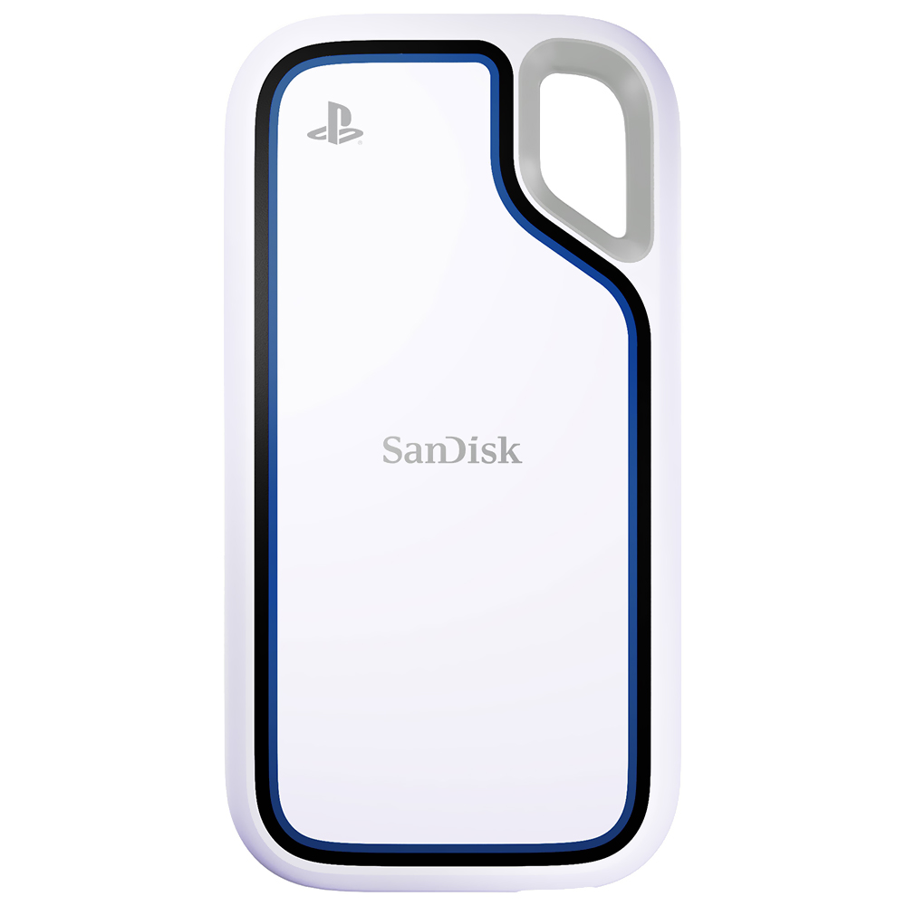 SSD Externo SanDisk 1TB Extreme PS5 Portátil / USB-C 3.2 - Branco (SDSSDE62P-1T00-G25)