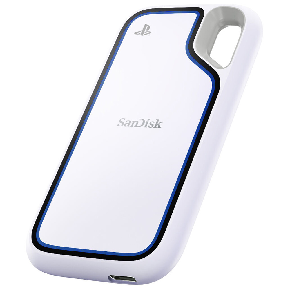 SSD Externo SanDisk 2TB Extreme PS5 Portátil / USB-C 3.2 - Branco