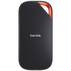 SSD Externo SanDisk 2TB Extrene Pro Portátil / USB-C 3.2 - Preto (SDSSDE82-2T00-G25)