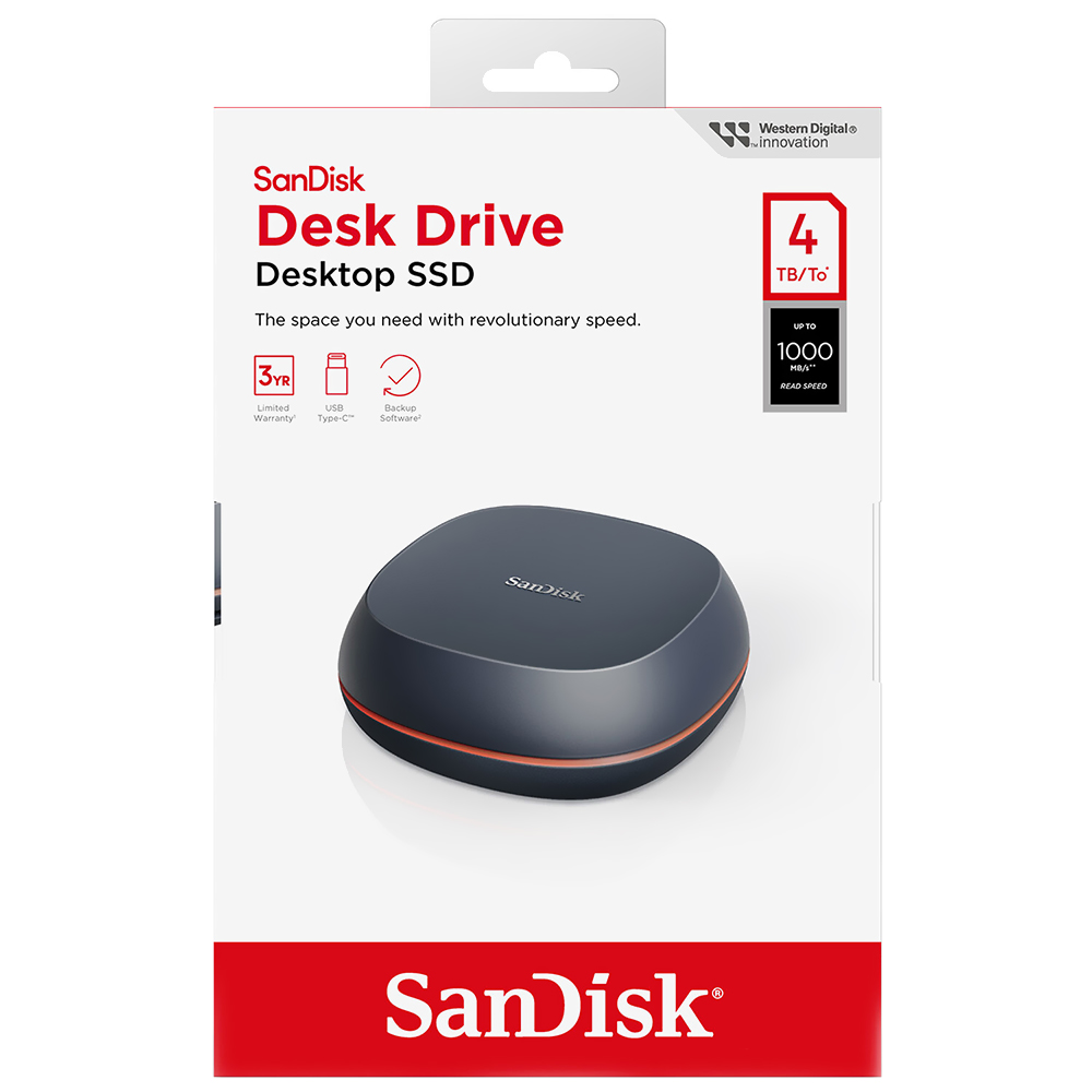 外付けハードディスク・ドライブ SanDisk SSD 4TB SDSSDE81-4T00-J25 SanDisk（サンディスク） SDSSDE81-4T00-J25 外付けSSD USB-C＋USB-A