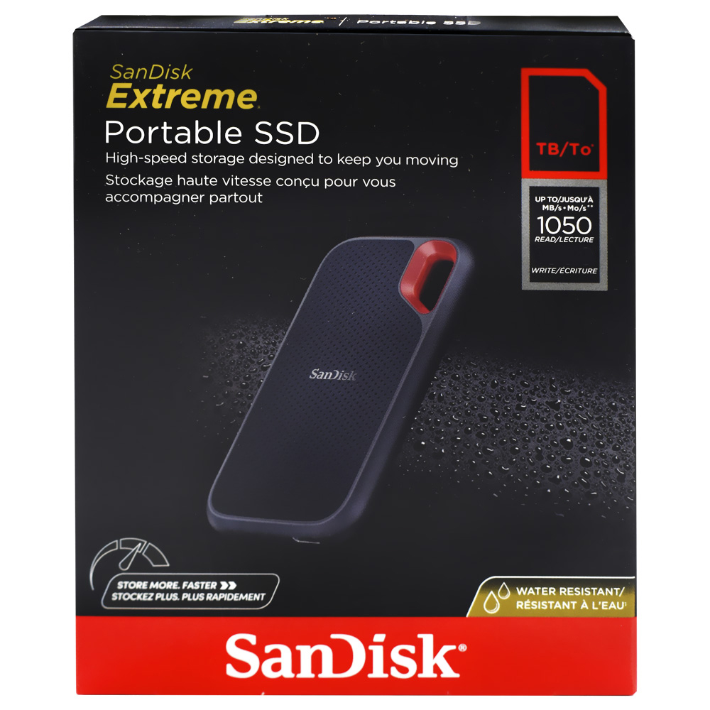 SSD Externo SanDisk 500GB Portátil Extreme - Preto (SDSSDE61-500G-G25)