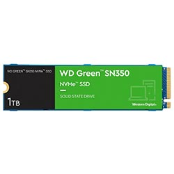 HD SSD Western Digital 1TB M.2 2280 Green SN350 NVMe - WDS100T3G0C