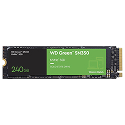 HD SSD Western Digital 240GB M.2 2280 Green SN350 NVMe - WDS240G2G0C 