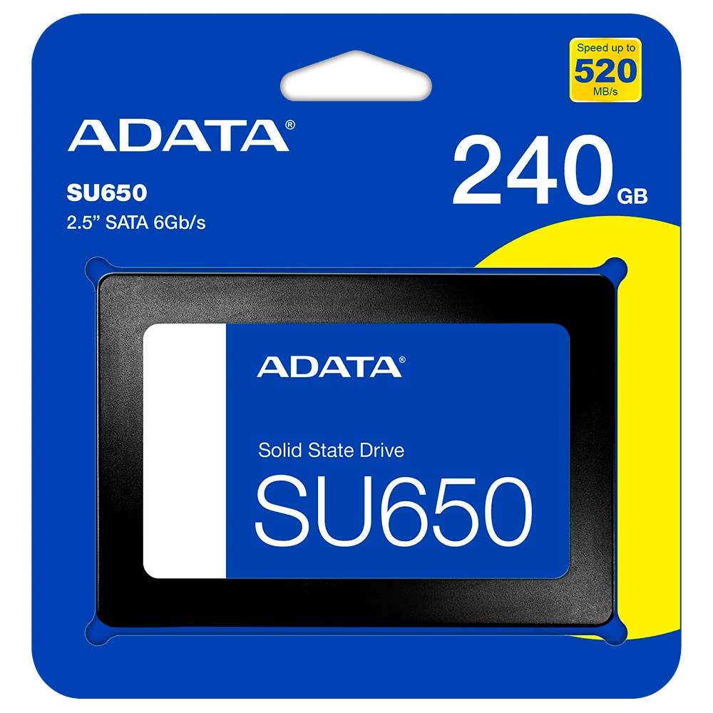 SSD ADATA 240GB SU650 2.5" SATA 3 - ASU650SS-240GT-R