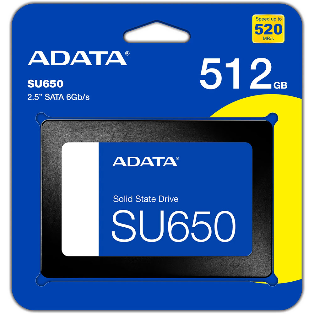 SSD ADATA 512GB SU650 2.5" SATA 3 - ASU650SS-512GT-R