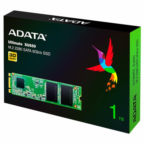SSD ADATA M.2 1TB SU650 Ultimate SATA 3 - ASU650NS38-1TT-C