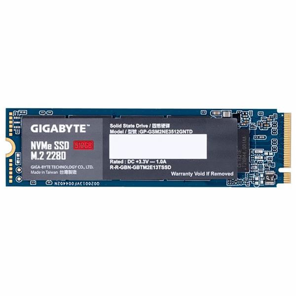 SSD Gigabyte M.2 512GB NVMe - GP-GSM2NE3512GNTD