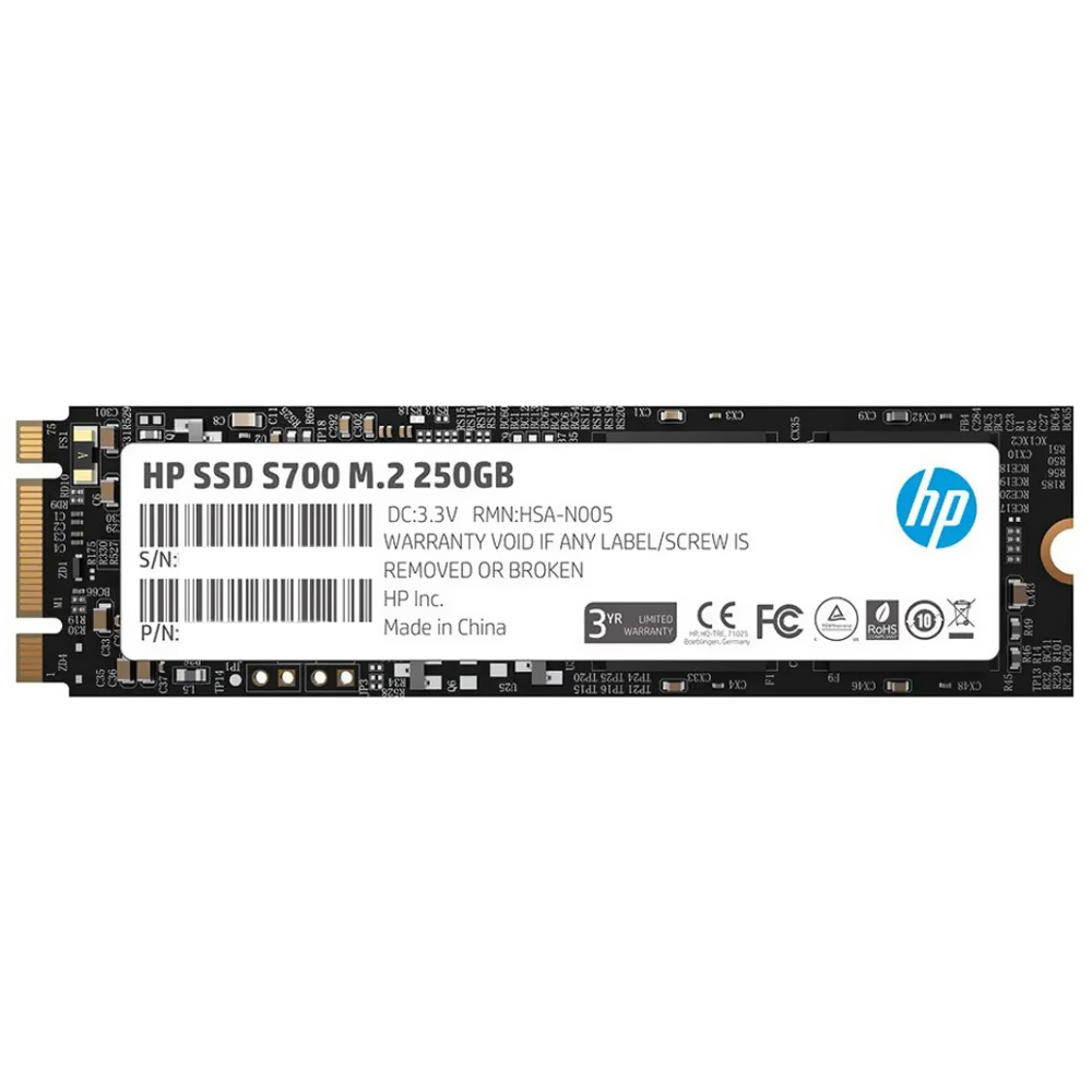 SSD HP M.2 250GB S700 SATA 3 - 2LU79AA#ABL