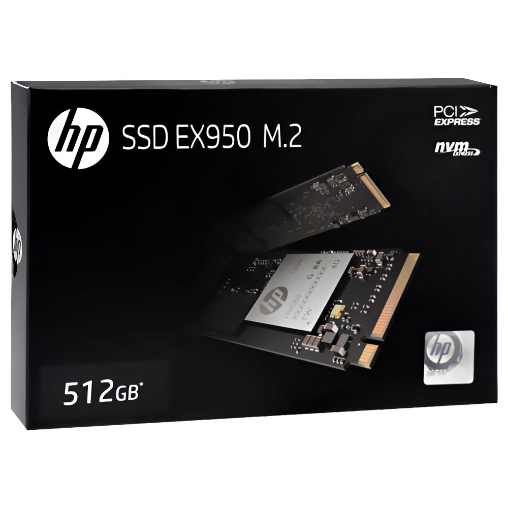 SSD HP M.2 512GB EX950 NVMe - 5MS22AA#ABC