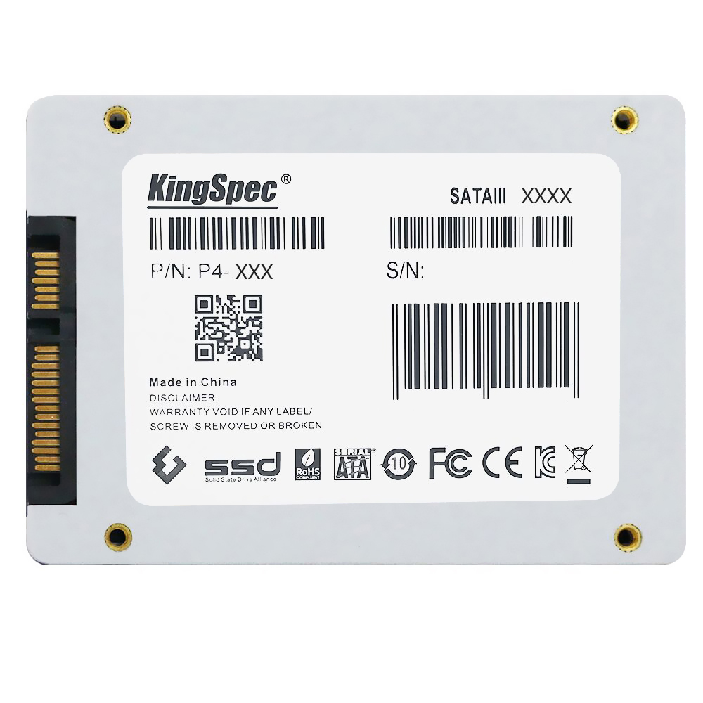 SSD Kingspec 120GB 2.5" SATA 3 - P4-120