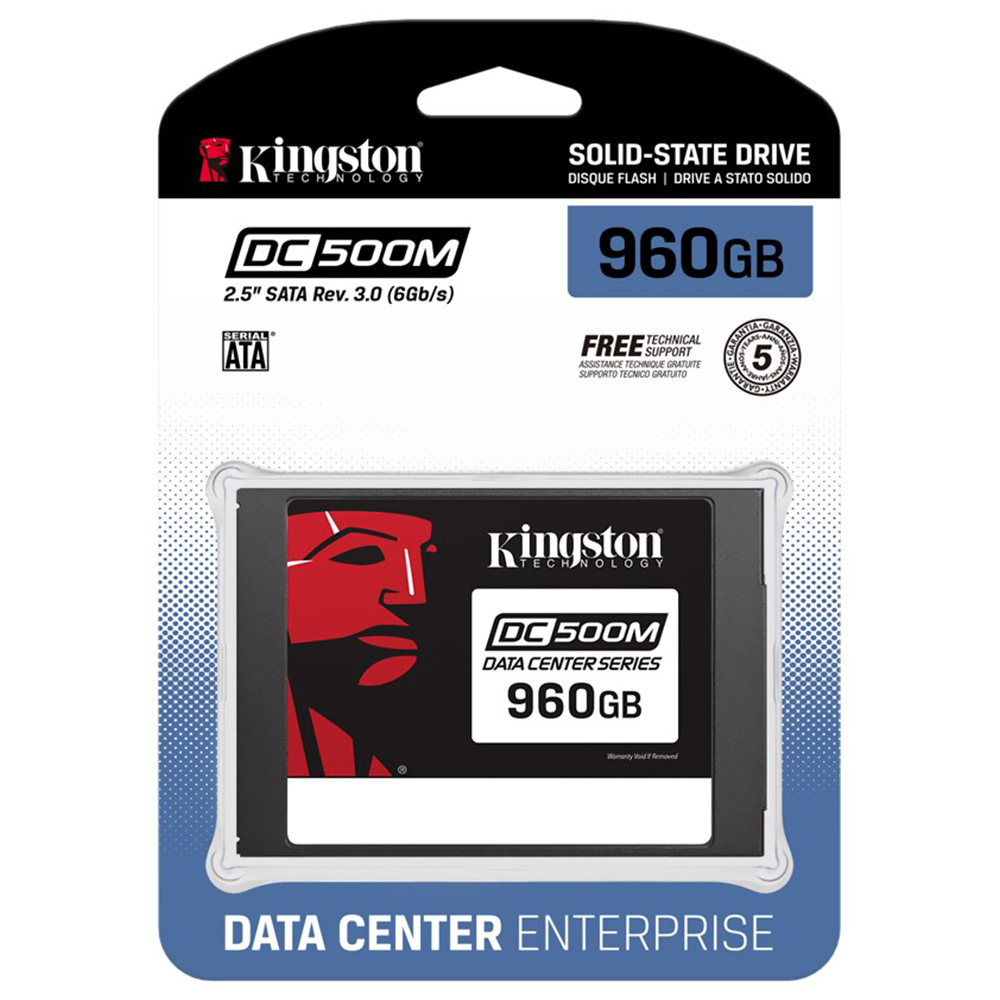 SSD Kingston 960GB DC500M 2.5" SATA 3 - SEDC500M/960G (Server) no ...