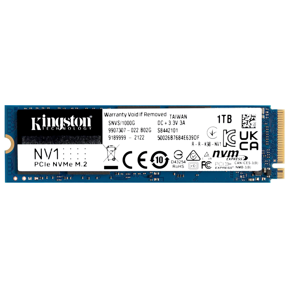 SSD Kingston M.2 1TB NV1 NVMe - SNVS/1000G no Paraguai - Visão Vip ...