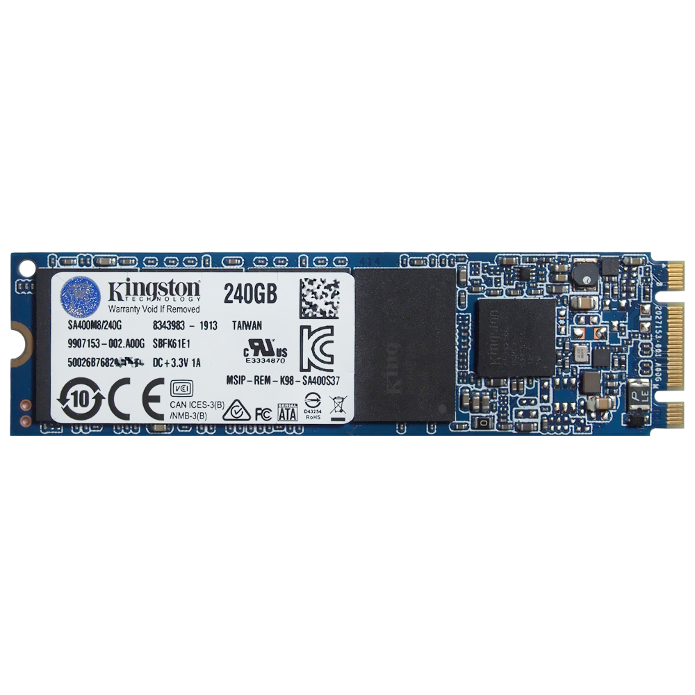 SSD Kingston M.2 240GB SATA 3 - SA400M8/240G