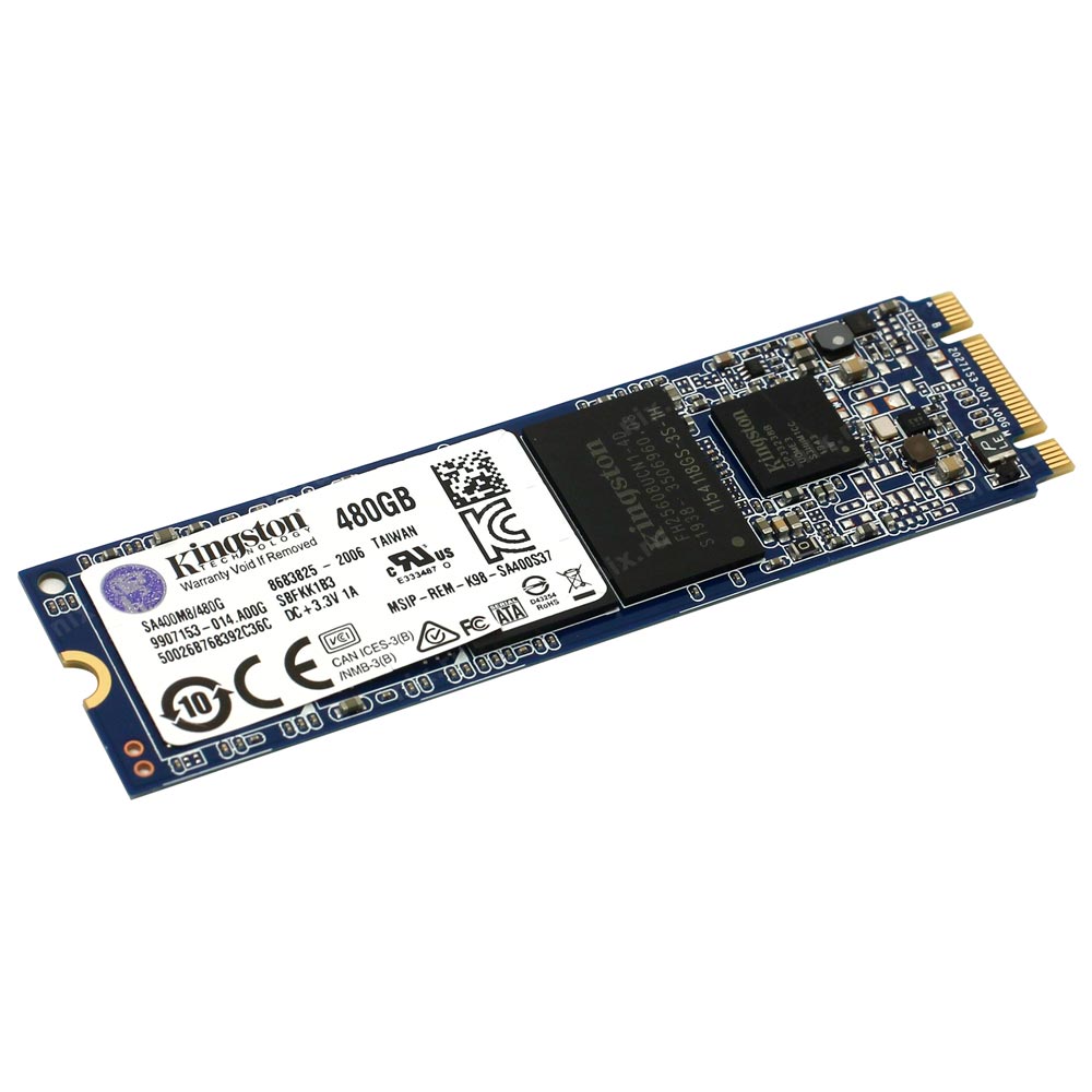 SSD Kingston M.2 480GB SATA - SA400M8/480G